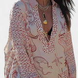 Amália Boho Ing Rugalmas Rövidnadrággal