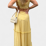 Ilys Romantikus Szett Csipkével és Hosszú, Volumenes Szoknyával