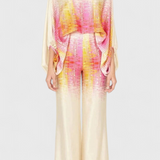 Sybella Két Részes Szett, Lezárt Vállal és Széles Nadrággal