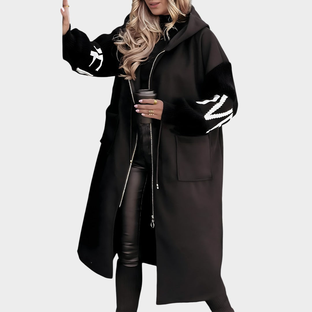 El Rosana™ | Elegáns kabát kapucnival