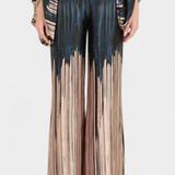 Sybella Két Darabos Szett Válltámasz Nélkül és Széles Mintás Nadrággal