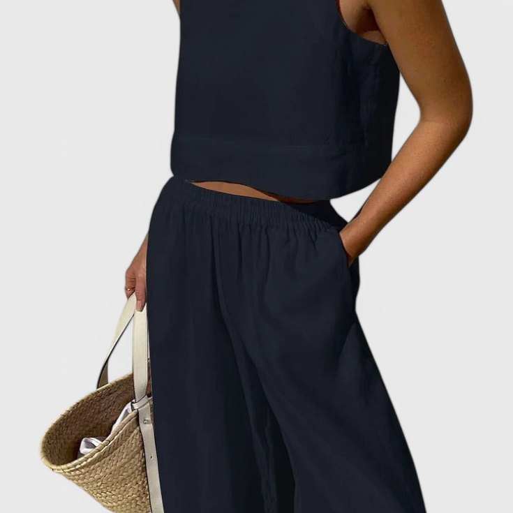 Avelina Minimalista Pamut és Vászon Szett