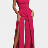 Prescillia mono vékony pántokkal és oldalsó nyílásokkal