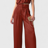 Helira Két Darabos Szett Folyékony Top és Palazzo Nadrággal