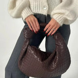 Közepes Zöld Válltáska Szövetből