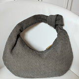 Lila Közepes Méretű Táska Csomó Részlettel