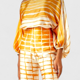 Sybella Két Darabból Álló Szett Vállra Eső Ujjakkal és Bő Nadrággal