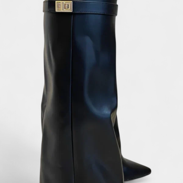 Magas Szárú Raya Bokacsizma Tömör Sarokkal