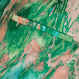 Magas Derékú Egyenes Nadrág Márvány Mintával