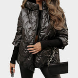 Christina™ | Kapucnis patchwork stílusú kabát