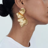 Fémes Textúrájú Levél Medálok