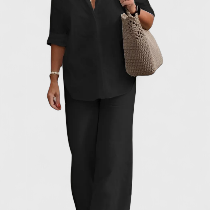 Skye Lin és Pamut Szett Szellős Siluettel