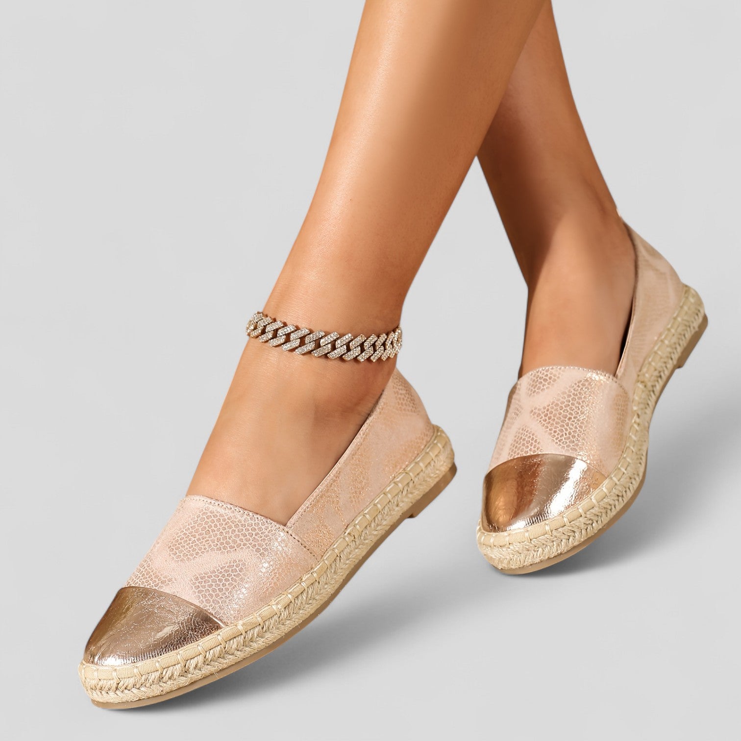 Yomara | Fémes espadrillek
