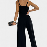 Prescillia mono vékony pántokkal és oldalsó nyílásokkal