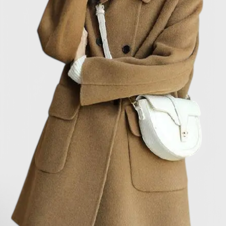 Kamīla | Klasszikus gyapjú kabát két gombbal