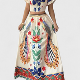 Itzel Boho szett etnikai mintával