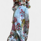 Elegáns Sanne Szett Virágmintás Ingekkel és Laza Nadrágokkal