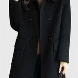 Kamīla | Klasszikus, dupla rétegű gyapjú kabát