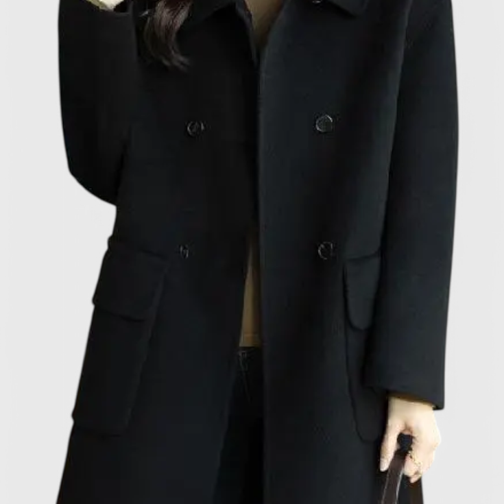 Kamīla | Klasszikus, dupla rétegű gyapjú kabát