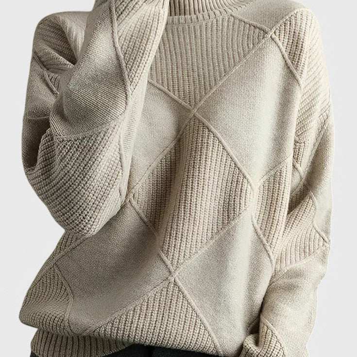 Jázmin | Magas nyakú kasmír pulóver