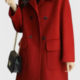 Kamīla | Klasszikus, dupla rétegű gyapjú kabát