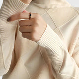 Jázmin | Magas nyakú kasmír pulóver