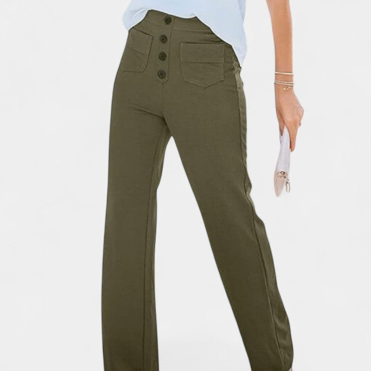 Új Magas Derékú és Rugalmas Nadrág