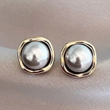 Elegáns Fekete Gyöngy Fülbevalók, Időpróbával