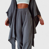 Henley nyári szett kardigánnal