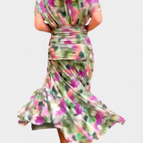 Alondra Garā Ruha Virágmintás és V-kivágással