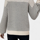 Rachael | Színes pulóver kerek nyakkal