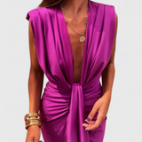 Midi Lakisha Ruha Mély Dekoltázzsal