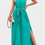 Nyree Aszimmetrikus Felső Kivágással és Masnival