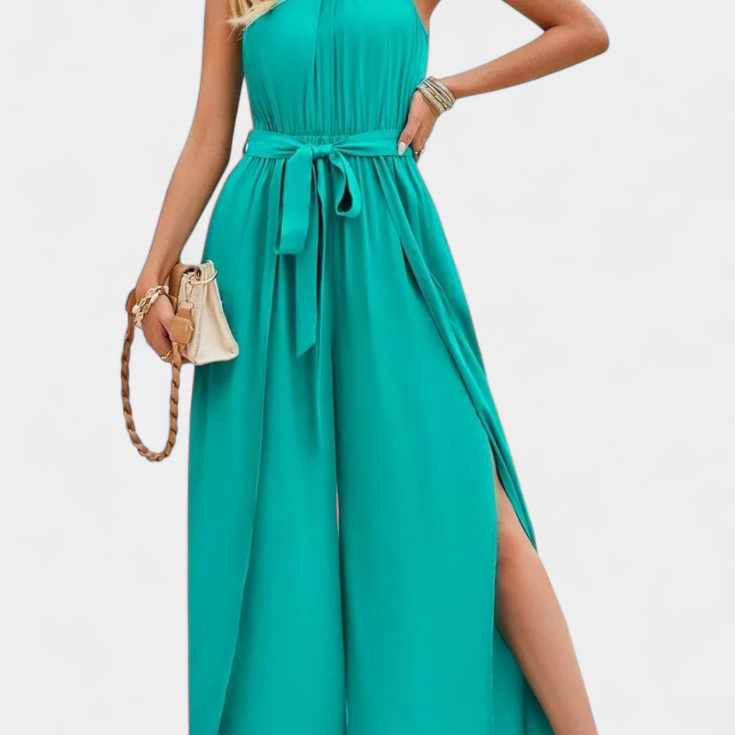 Nyree Aszimmetrikus Felső Kivágással és Masnival