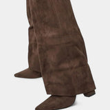 Magas Szárú Raya Bokacsizma Tömör Sarokkal