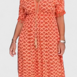 Kirra Boho Chic Ruha geometrikus mintával