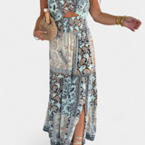 Edurne Virágmintás Ruha Szívformájú Kivágással