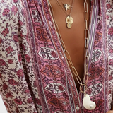 Boho Chinara Garais Ruha Ethnikai Hímzéssel és Laza Siluettel