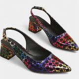 Karthleen Biezie Geometrikus Mintás Magassarkú Cipők