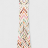 Agustina Csipkés Ruha V Nyakkivágással és Zikk-Zakk Mintával