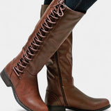 Magas Minvera Csizma Puha Betéttel