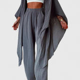 Henley nyári szett kardigánnal