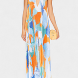 Giselle Plisszált Ruha Halter Dekorral és Elegáns Mozgással