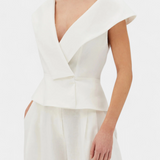 Hayden aszimmetrikus blúz és palazzo nadrág