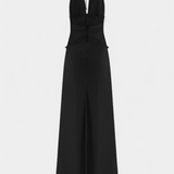 Ashanty Garais Kleita Halter Dekoltázzsal és Csipkés Derékkal