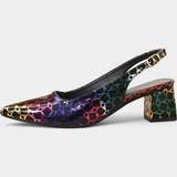 Karthleen Biezie Geometrikus Mintás Magassarkú Cipők