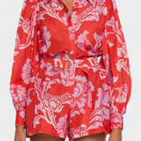 Suzanne Mono Ziedu com Cinto Florentīna