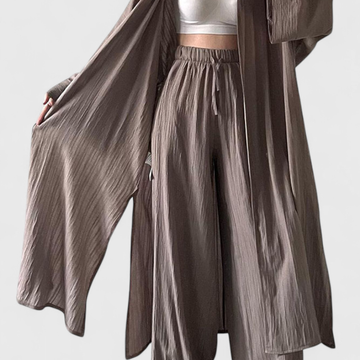 Suella napi szett hosszú jumperrel és oldalsó nyílásokkal