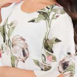 Tameka Ruha Áttetsző Rózsákkal és Ujjakkal