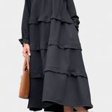 Jada ruha fodrokkal és laza-chic sziluettel